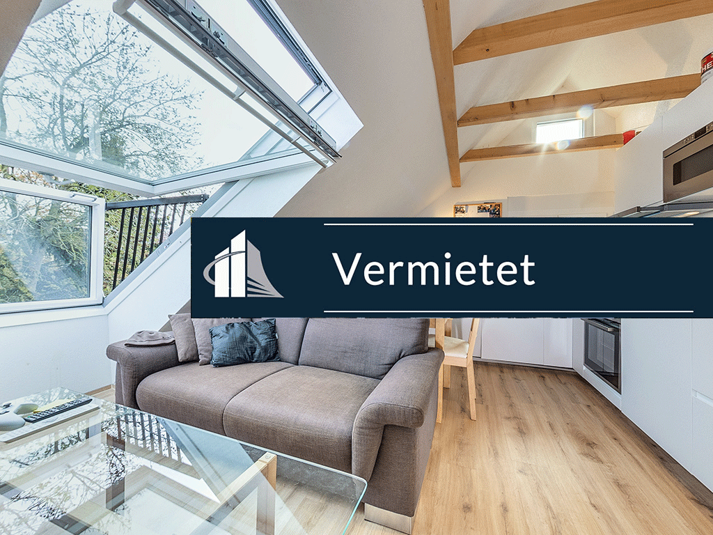 VERMIETET – 2-Zimmer Dachgeschosswohnung mit Dachaustritt